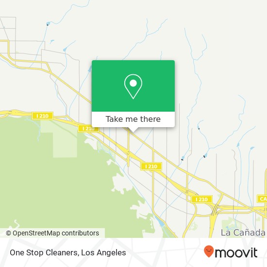 One Stop Cleaners map