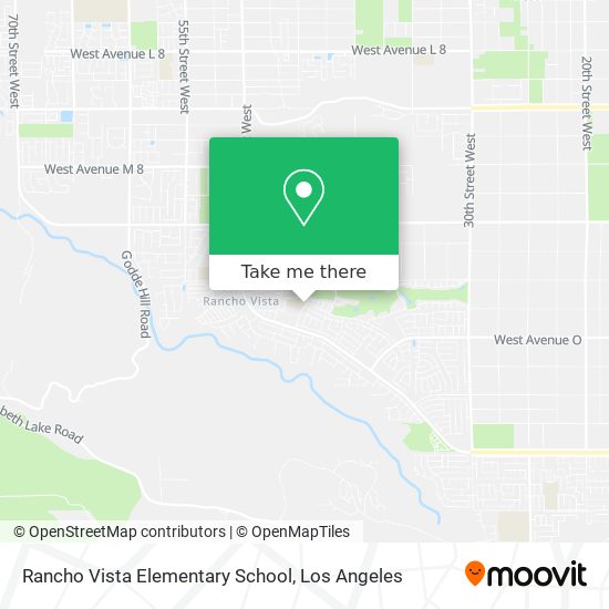Rancho Vista Elementary School map