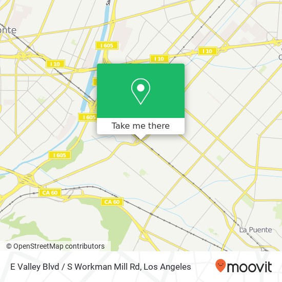 E Valley Blvd / S Workman Mill Rd map