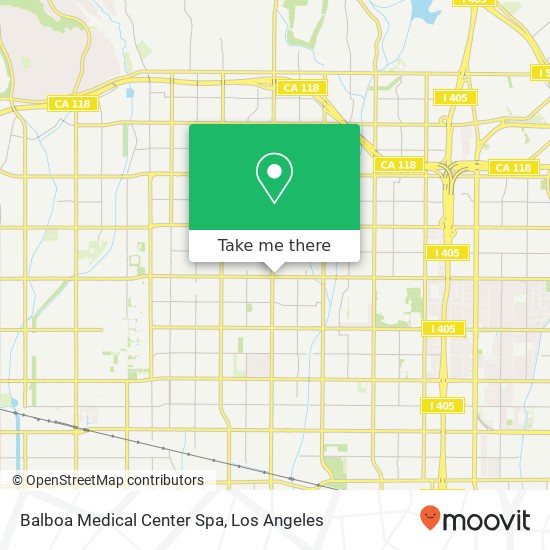 Mapa de Balboa Medical Center Spa