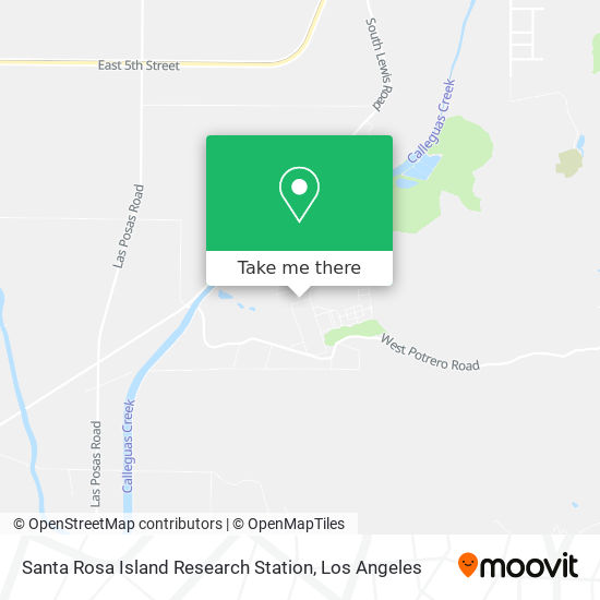 Santa Rosa Island Research Station map