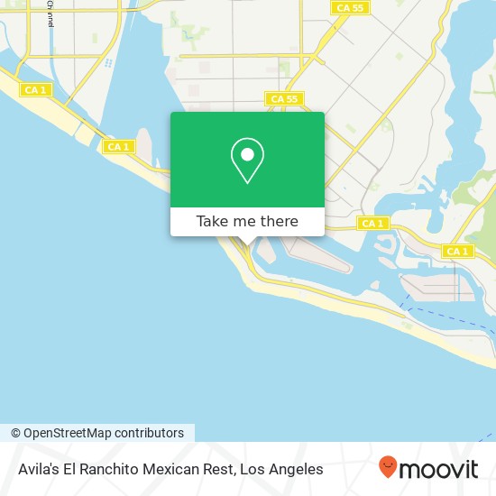 Avila's El Ranchito Mexican Rest map