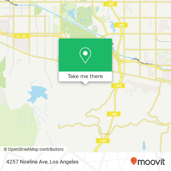 4257 Noeline Ave map