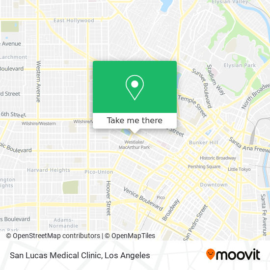 Mapa de San Lucas Medical Clinic