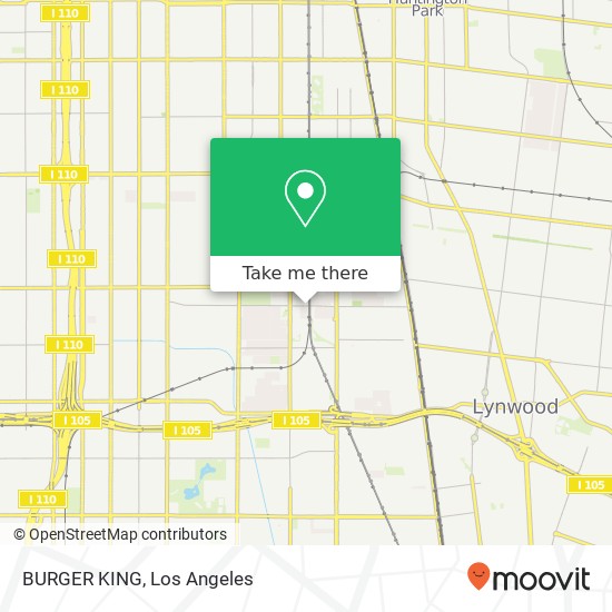 BURGER KING map