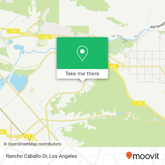 Mapa de Rancho Caballo Dr