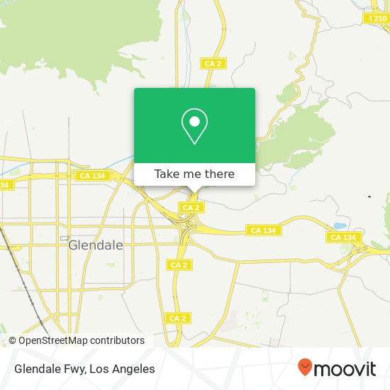 Glendale Fwy map