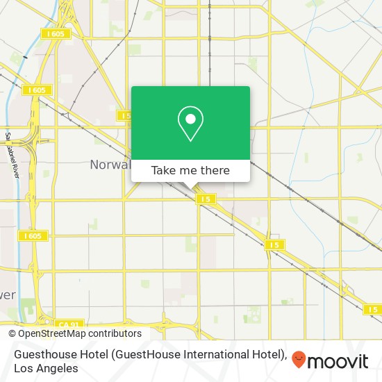 Guesthouse Hotel (GuestHouse International Hotel) map