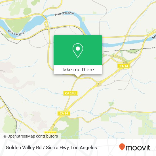 Mapa de Golden Valley Rd / Sierra Hwy