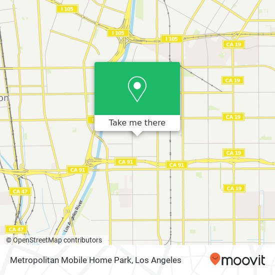 Metropolitan Mobile Home Park map