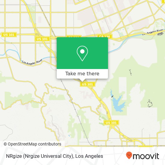 NRgize (Nrgize Universal City) map