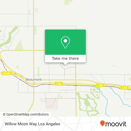 Willow Moon Way map