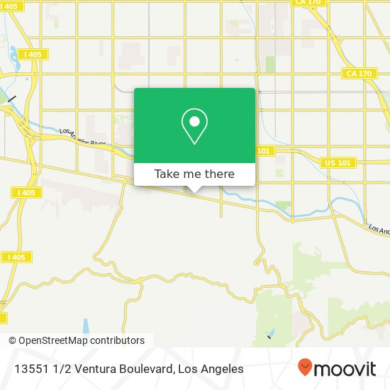 13551 1/2 Ventura Boulevard map