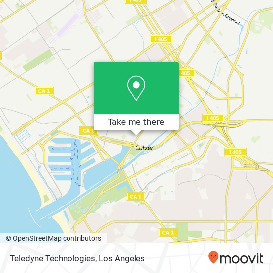 Teledyne Technologies map
