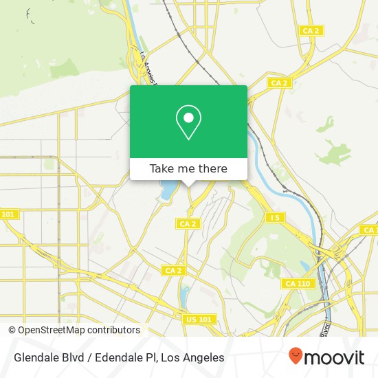 Glendale Blvd / Edendale Pl map