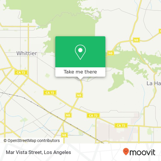 Mar Vista Street map