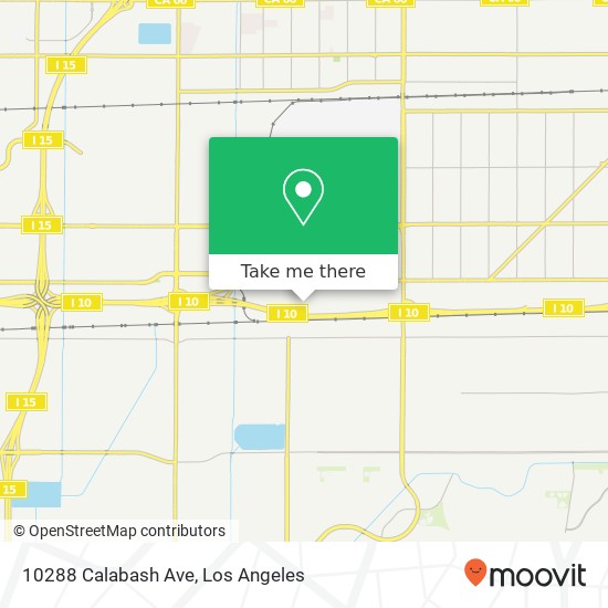 10288 Calabash Ave map