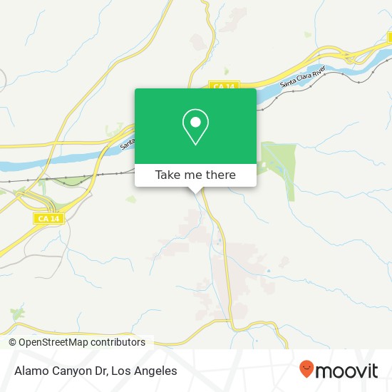 Alamo Canyon Dr map