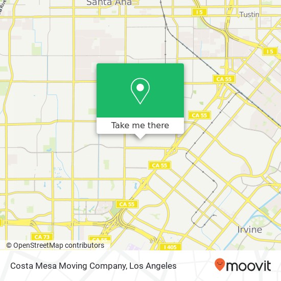 Costa Mesa Moving Company map