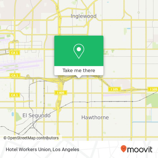 Hotel Workers Union map