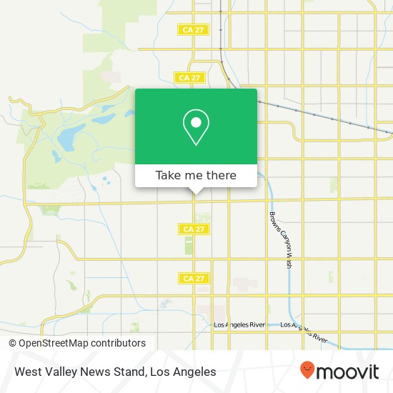 West Valley News Stand map