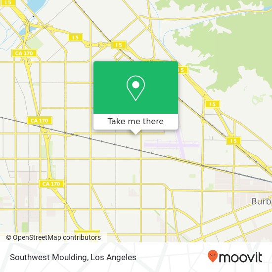 Southwest Moulding map