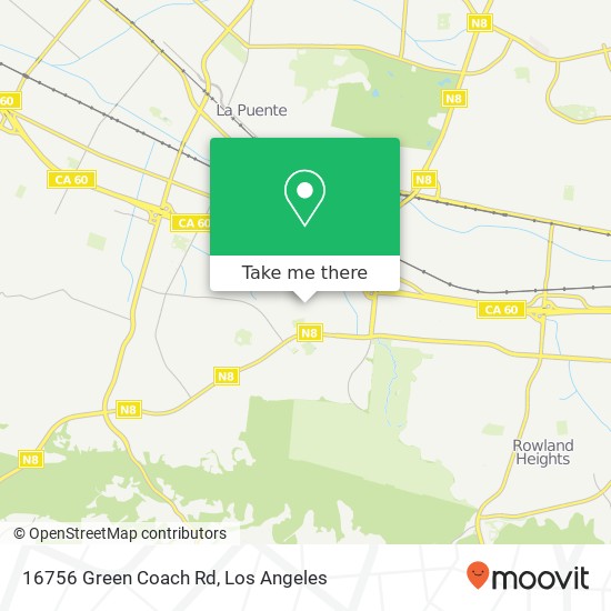 16756 Green Coach Rd map