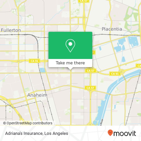 Adriana's Insurance map