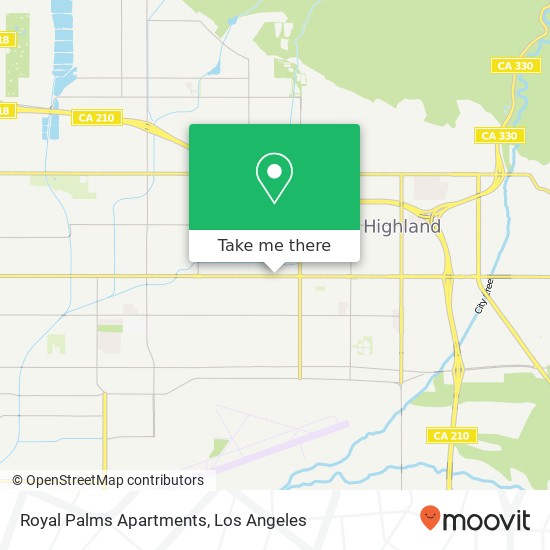 Royal Palms Apartments map