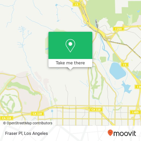 Fraser Pl map