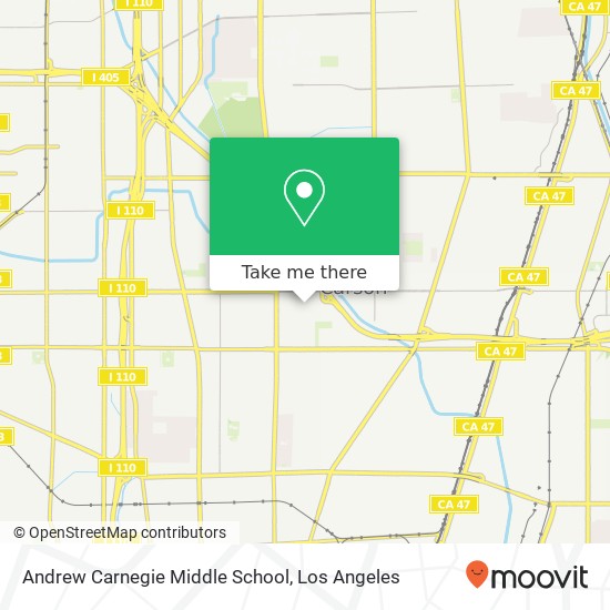 Andrew Carnegie Middle School map