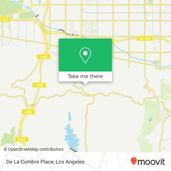 De La Cumbre Place map