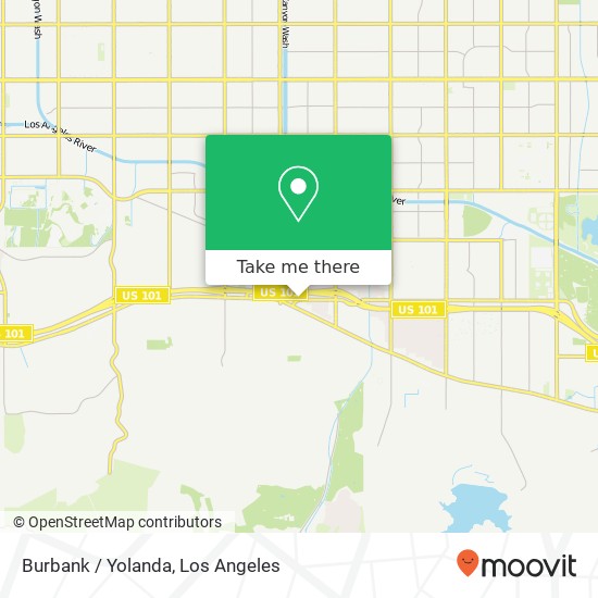 Burbank / Yolanda map