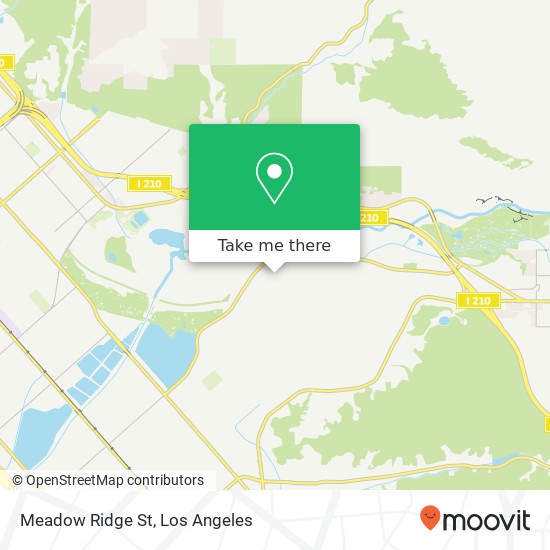 Mapa de Meadow Ridge St