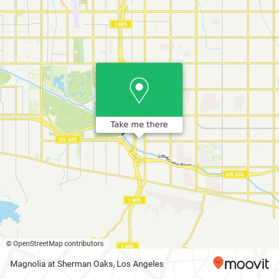 Magnolia at Sherman Oaks map