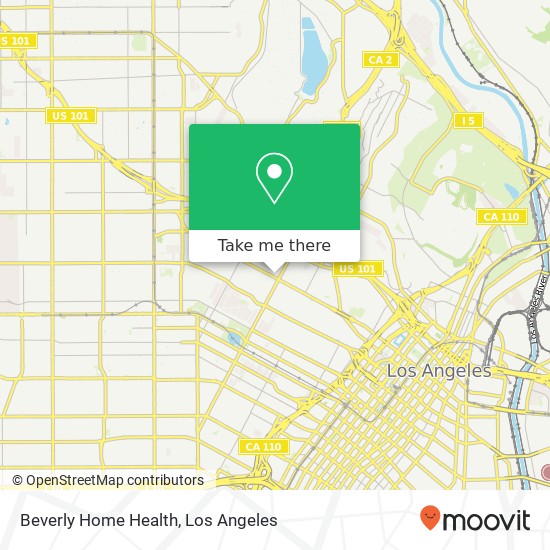 Mapa de Beverly Home Health