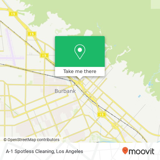 A-1 Spotless Cleaning map