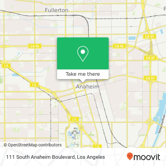 111 South Anaheim Boulevard map