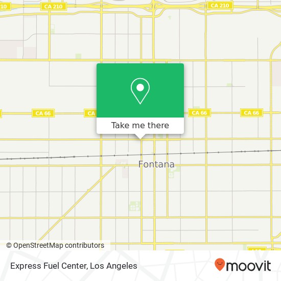 Mapa de Express Fuel Center