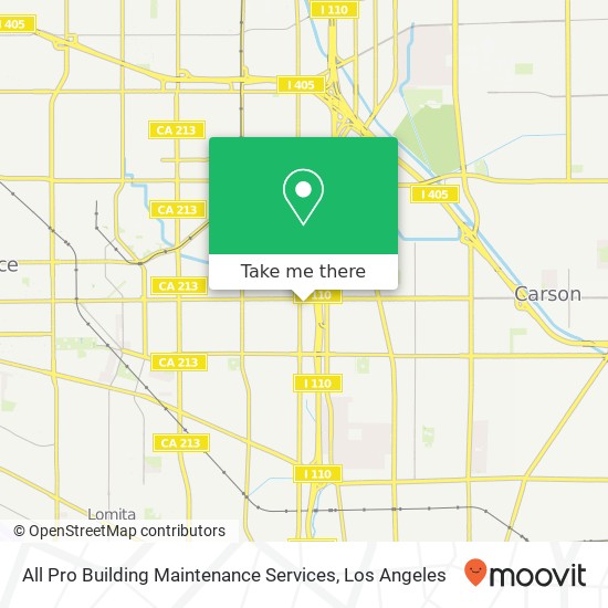 Mapa de All Pro Building Maintenance Services