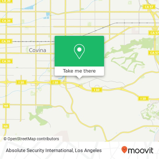Mapa de Absolute Security International