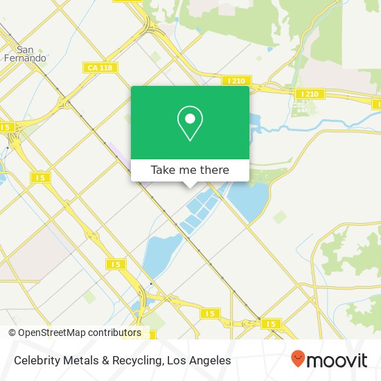 Mapa de Celebrity Metals & Recycling