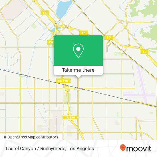 Laurel Canyon / Runnymede map