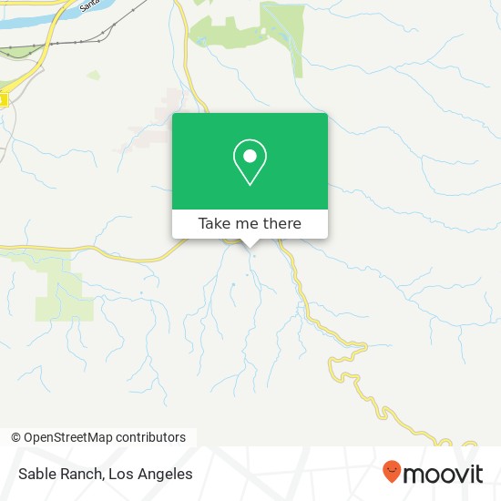 Mapa de Sable Ranch