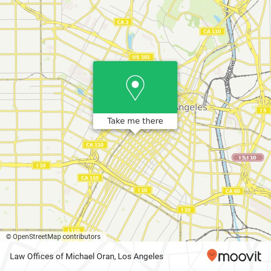 Law Offices of Michael Oran map