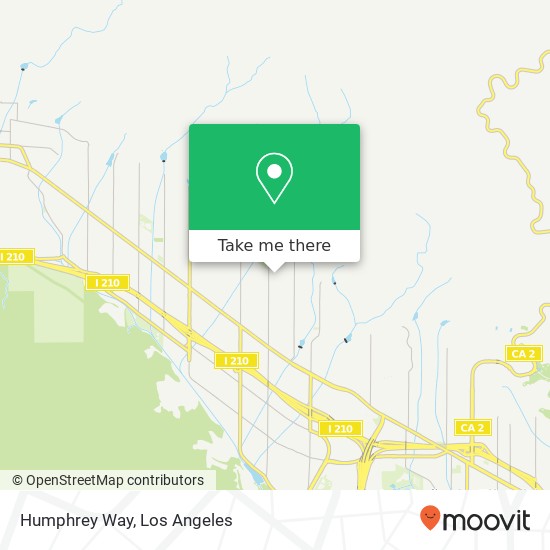 Humphrey Way map