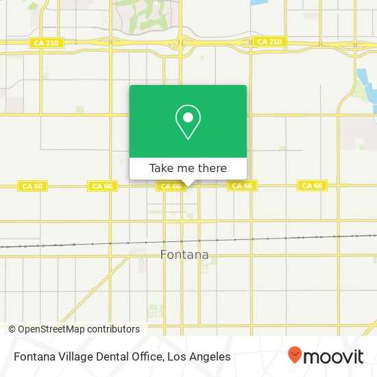 Mapa de Fontana Village Dental Office