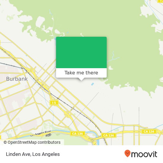 Mapa de Linden Ave