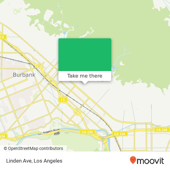 Linden Ave map