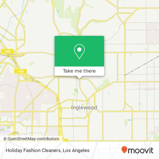 Holiday Fashion Cleaners map